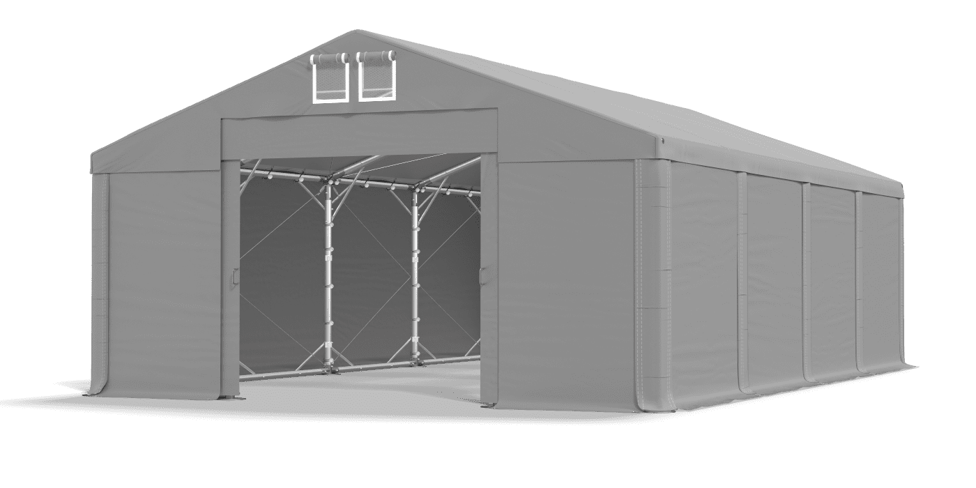 Brána stanu otvorená