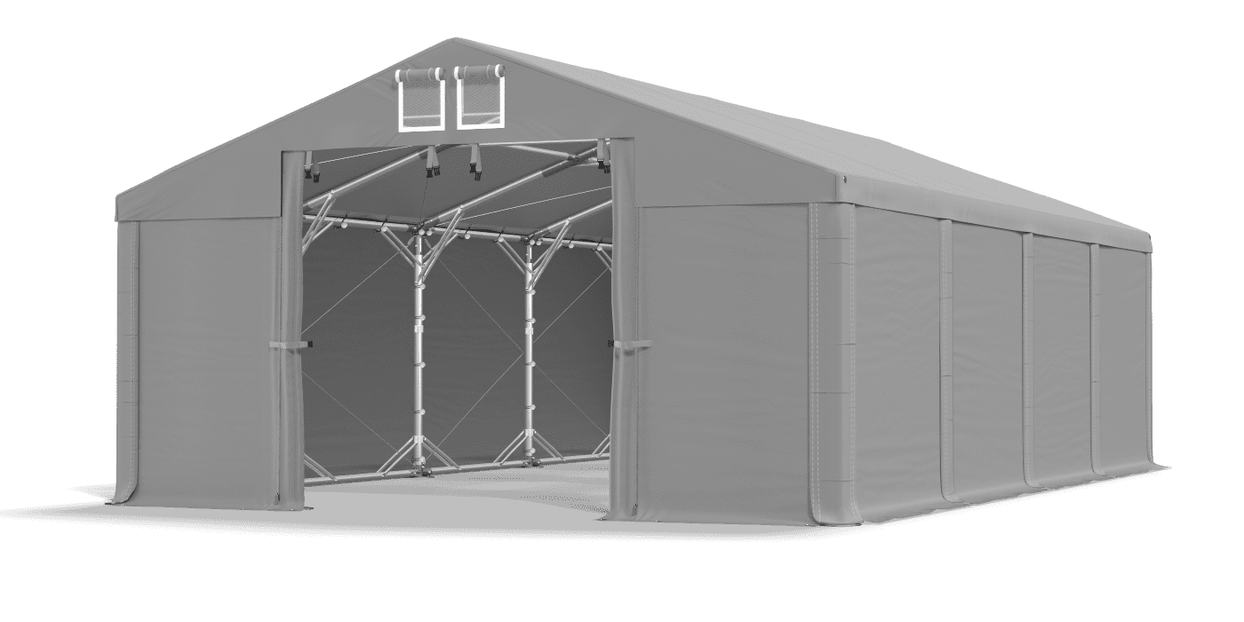 Brána stanu otvorená