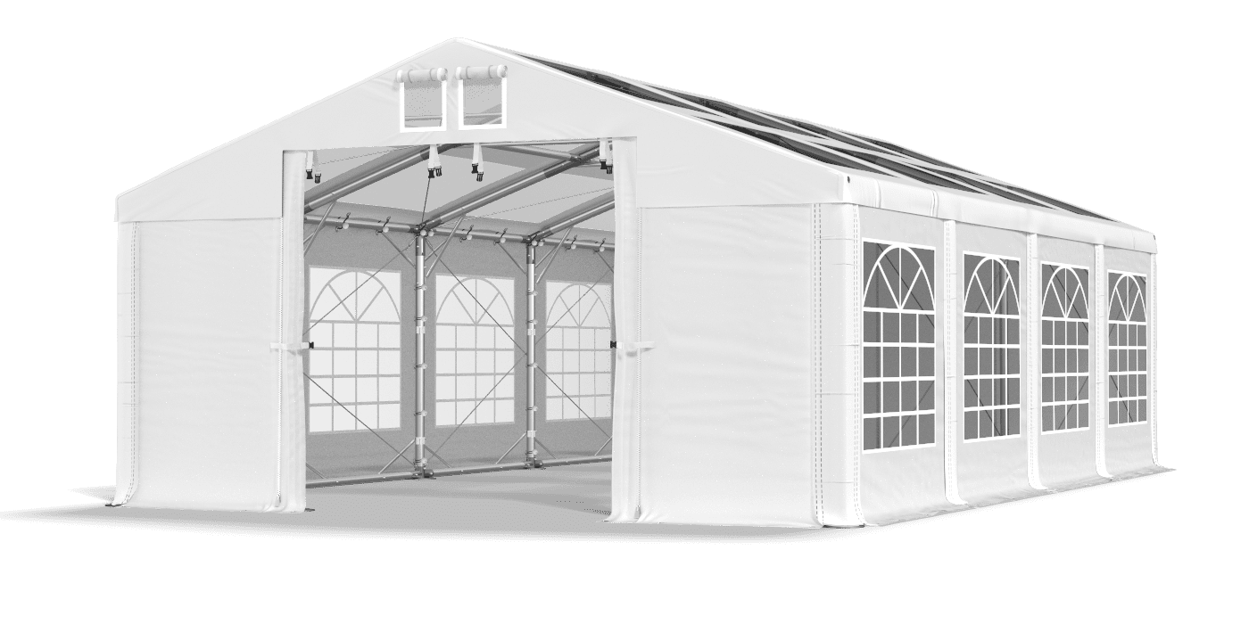 Brána stanu otvorená