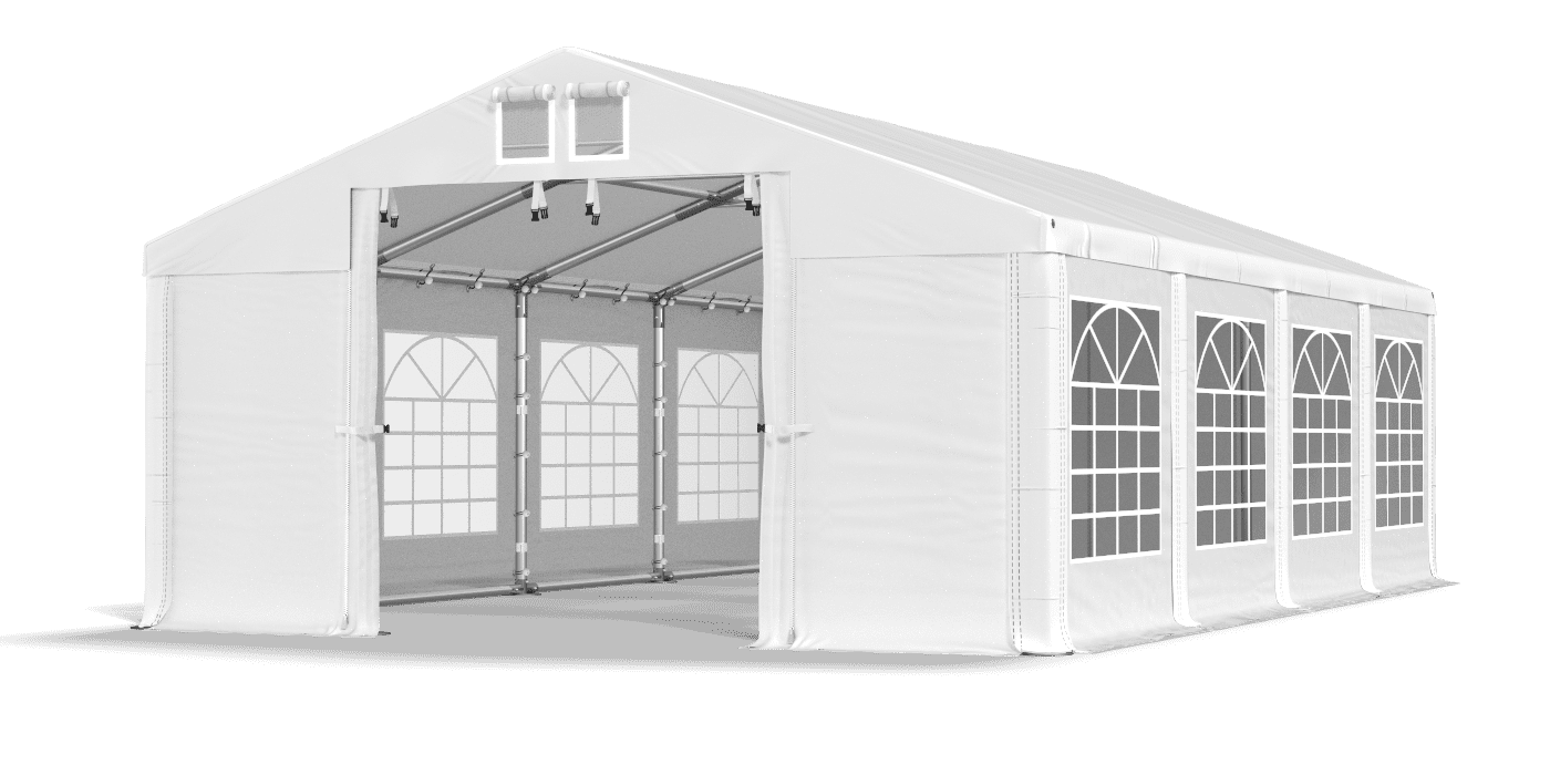 Brána stanu otvorená