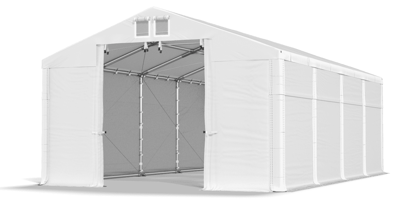 Brána stanu otvorená