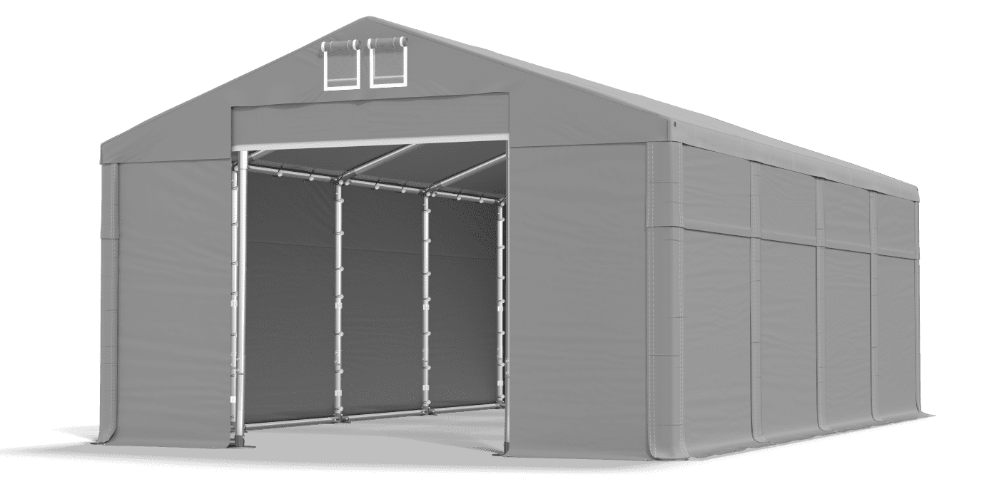 Brána stanu otvorená