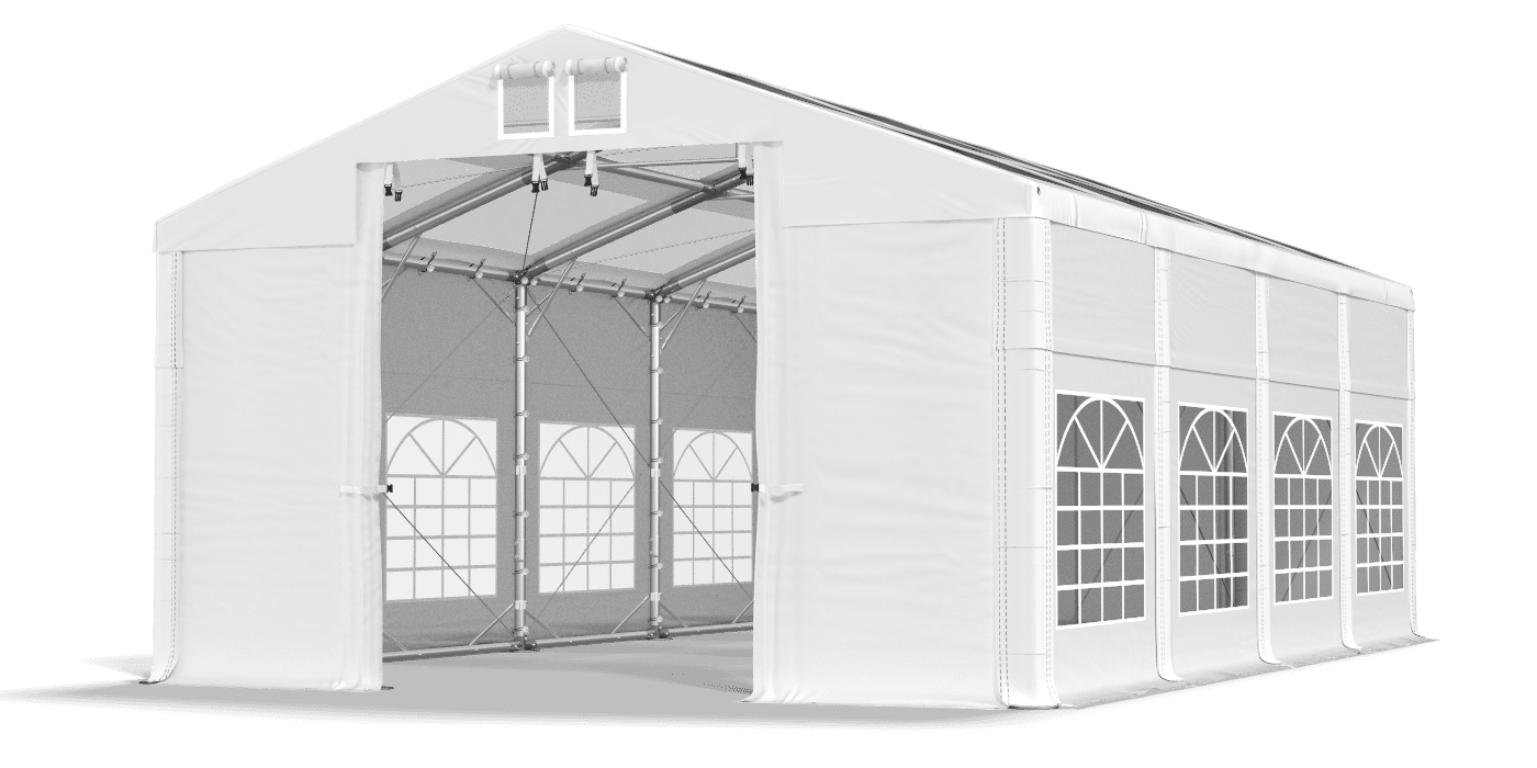 Brána stanu otvorená