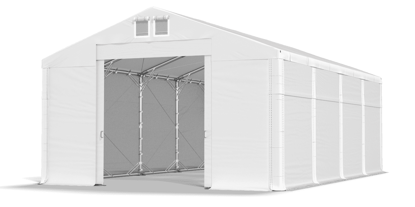 Brána stanu otvorená