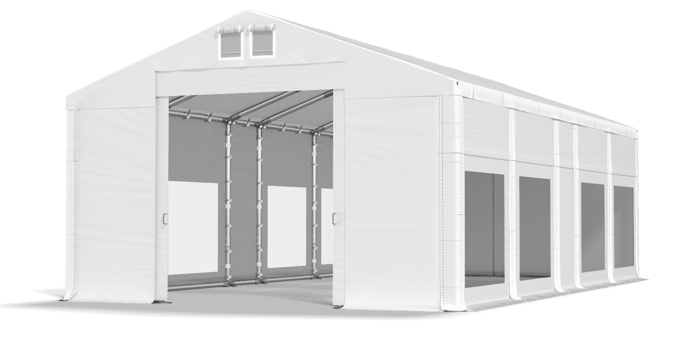 Brána stanu otvorená