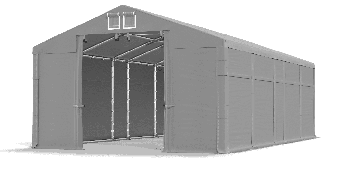 Brána stanu otvorená