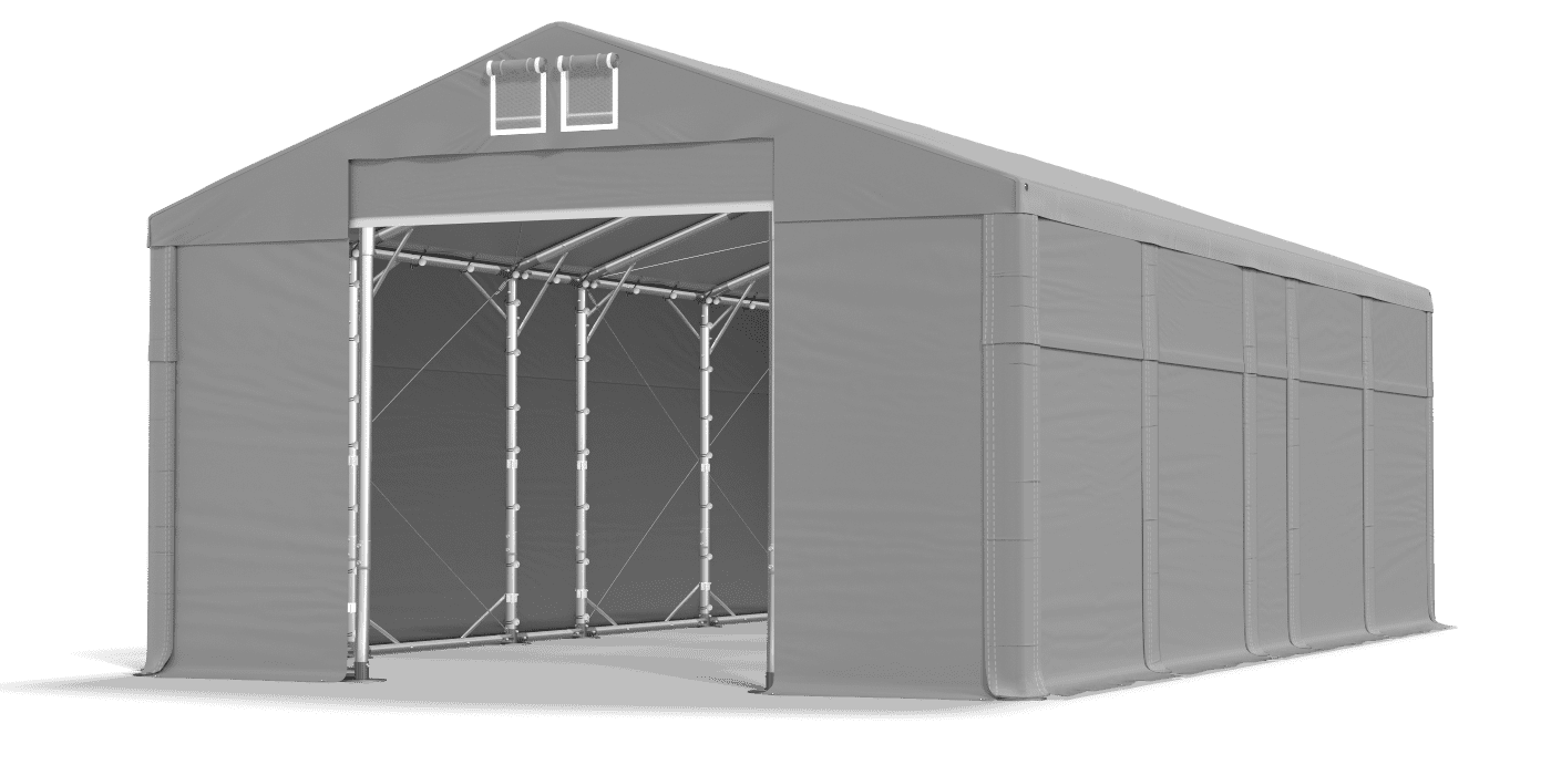 Brána stanu otvorená