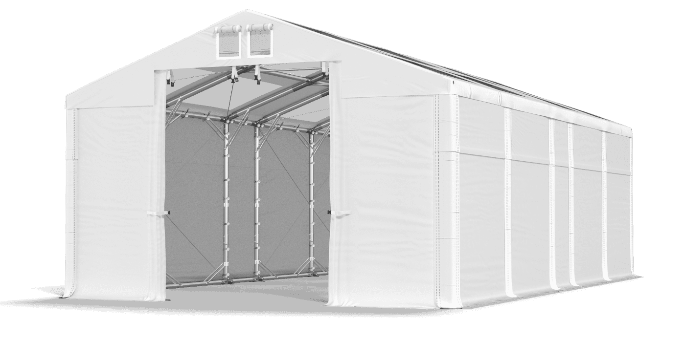 Brána stanu otvorená