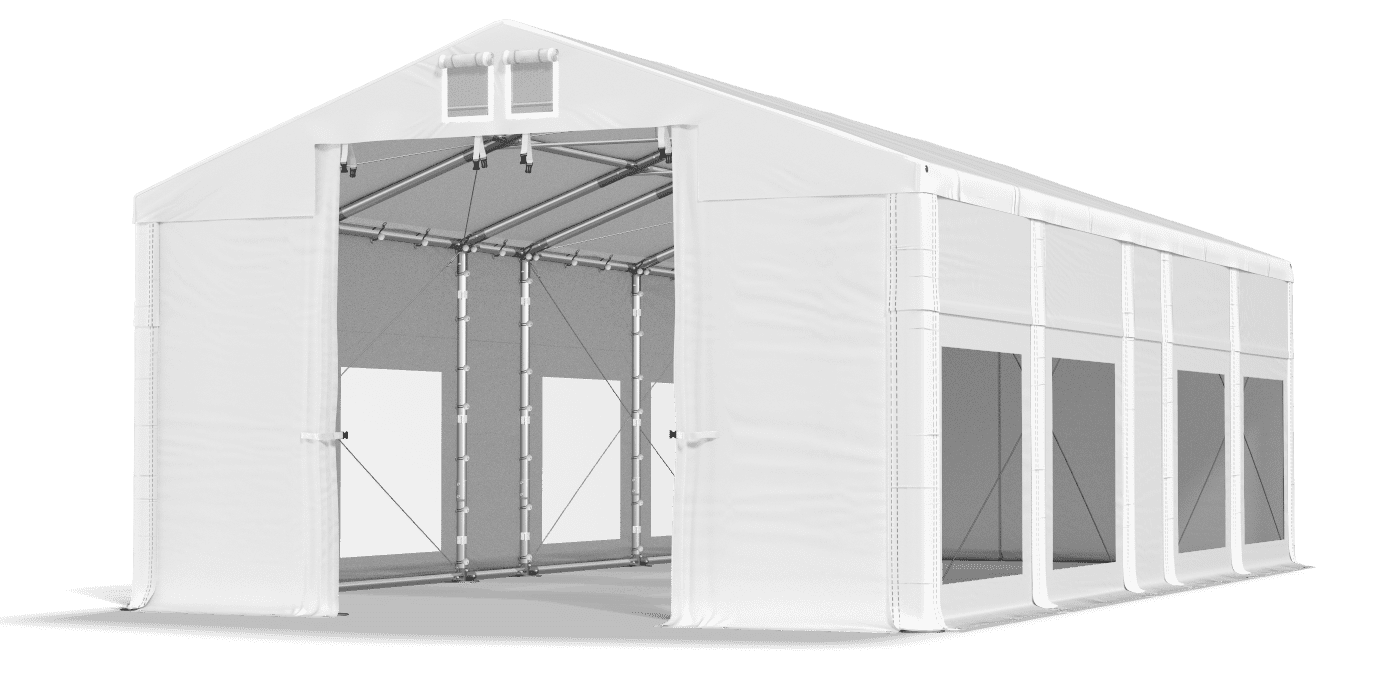 Brána stanu otvorená