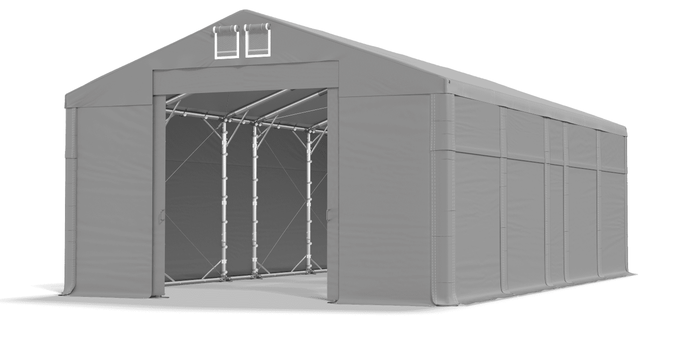 Brána stanu otvorená