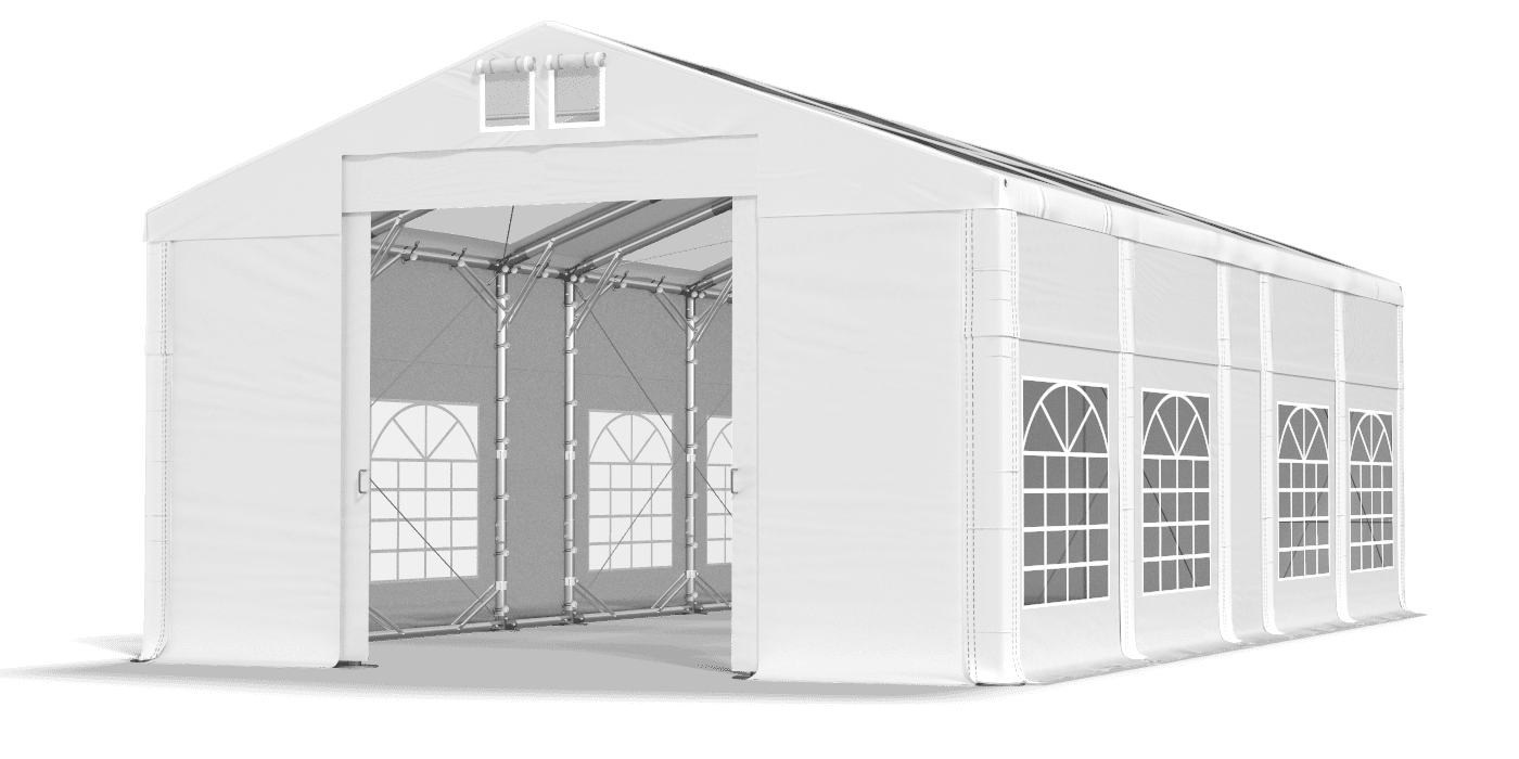 Brána stanu otvorená